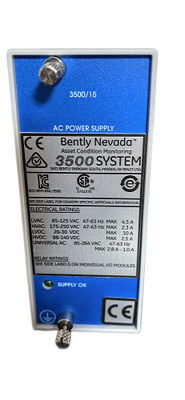 3500/15 Bently Nevada 3500 System AC And DC Power Supplies  3500/15-05-05-00  106M1081-01