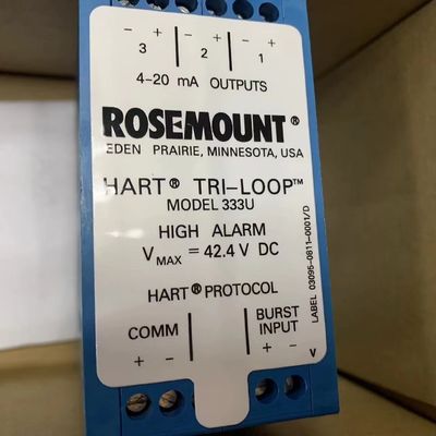 0.27lb Emerson Rosemount Transmitter 333 HART® Tri-Loop™ Signal Converter Hart Tri Loop 333u