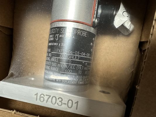 74712-06-03-04-00 Bently Nevada Seismoprobe Velocity Transducers for Operating and Storage Temperature -29°C to 204°C