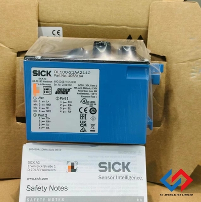 SICK DL100-21AA2112 Time-of-Flight Sensors Indoor Scope 69.4 mm x 82.5 mm x 100.2 mm Professional Grade
