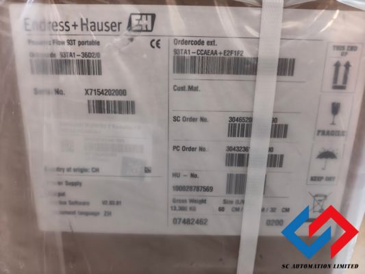 93TA1-CCAEAA+E2F1F2 Endress+Hauser 93T ultrasonic flowmeter