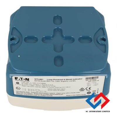 EATON MTL661 Loop Powered Indicator for Zone 2 Hazardous Areas with ± 0.01mA Accuracy and Aluminium Case